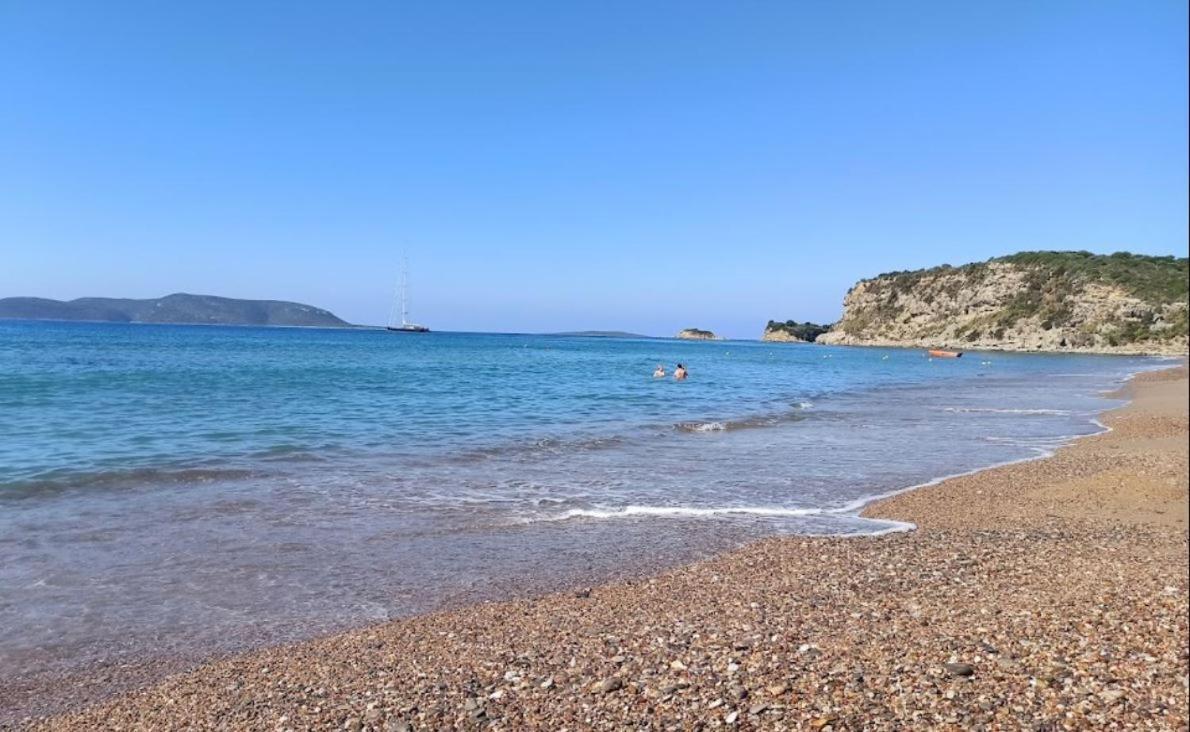 Venus Villa With Private Pool, 2Min To The Beach Finikounta Bagian luar foto